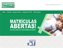 Tablet Screenshot of cetiradentes.com.br